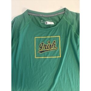 Notre Dame Irish Long Sleeve Heatgear Under Armour Women's Large Long Sleeve